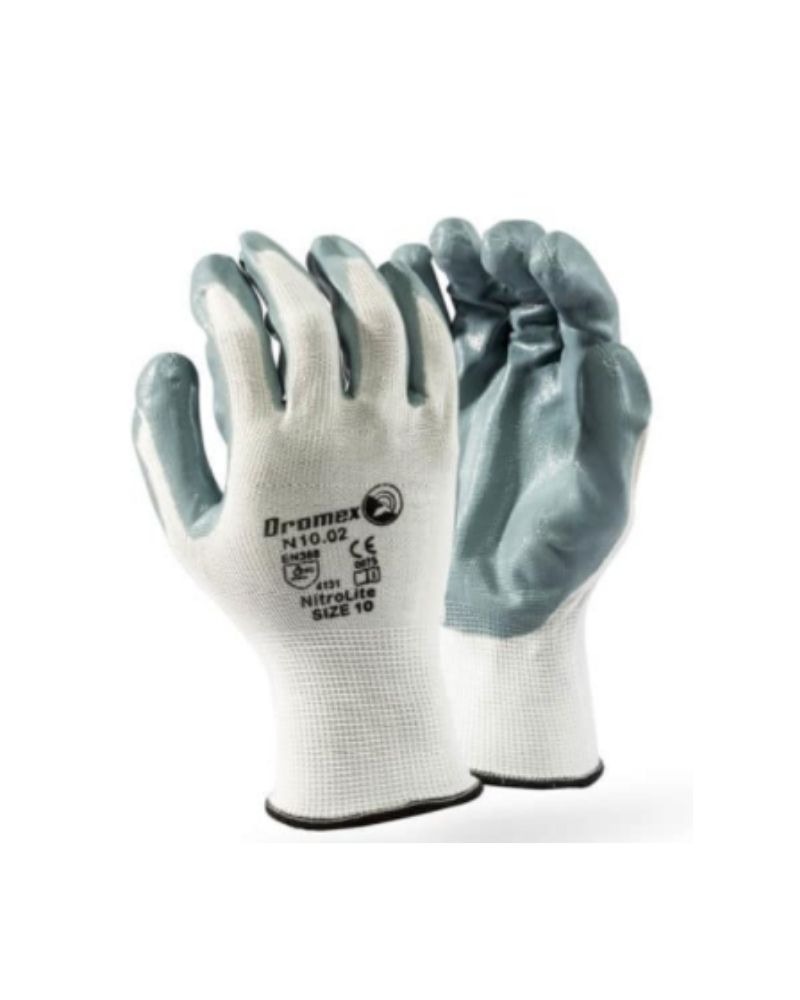 Grey Nitrile Glove